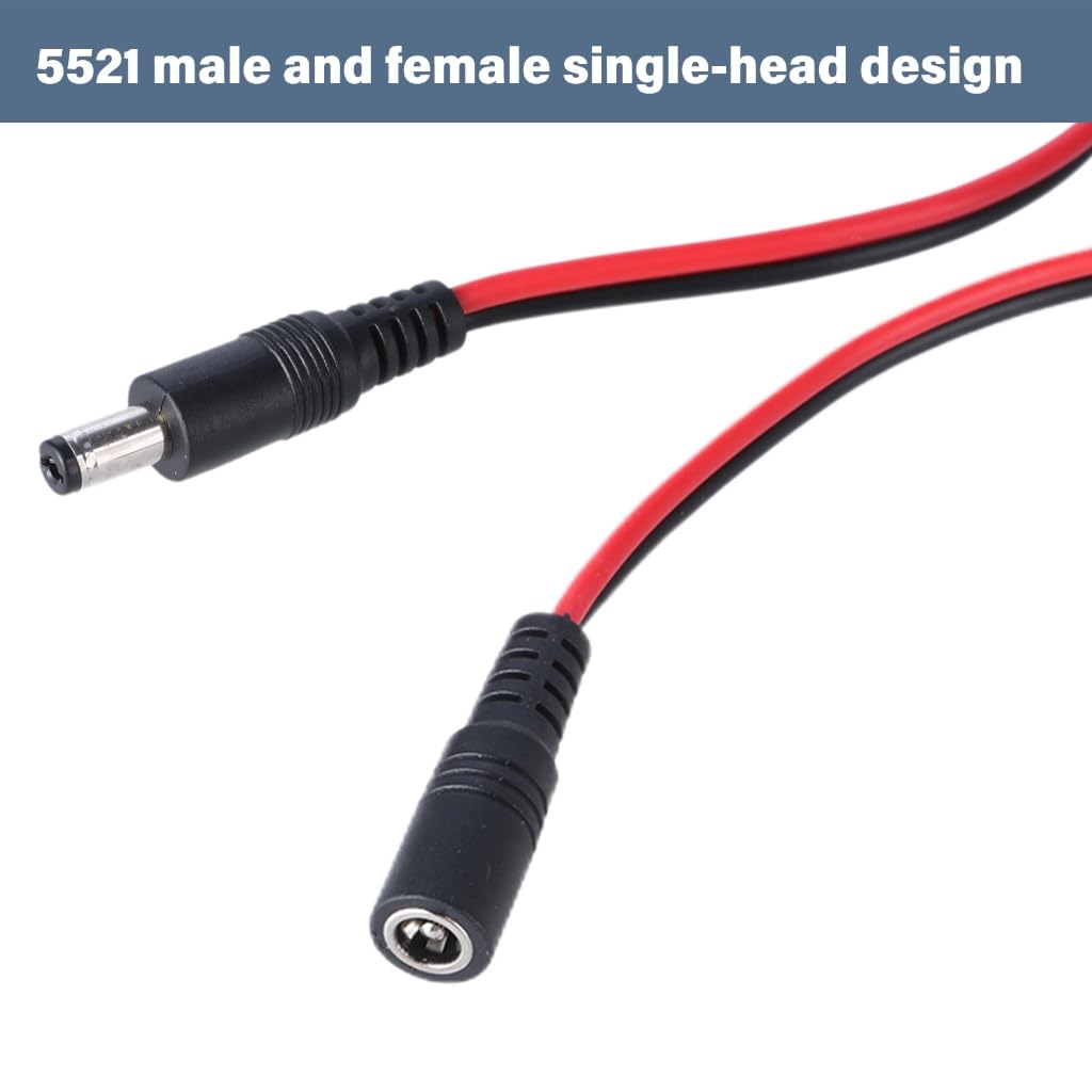 Amazon.com: APGLSXY DC5521 Cable Cord with 5521 Plug 18AWG Open